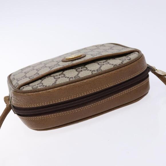 GUCCI GG Plus Supreme Shoulder Bag Pvc Beige Gold - Picture 6 of 16